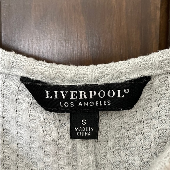 Liverpool Los Angeles Sweater - Gray Size Small - Picture 2 of 5